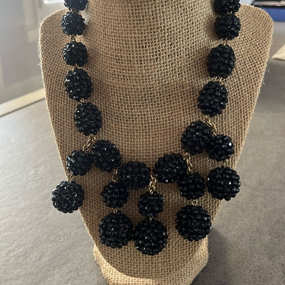 J. Crew Vintage “blackberry” Statement Necklace